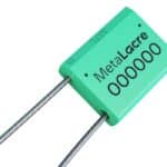 Modelo de lacre de aço numerado da Metalacre