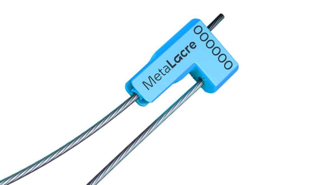 Lacre de aço numerado Metalacre