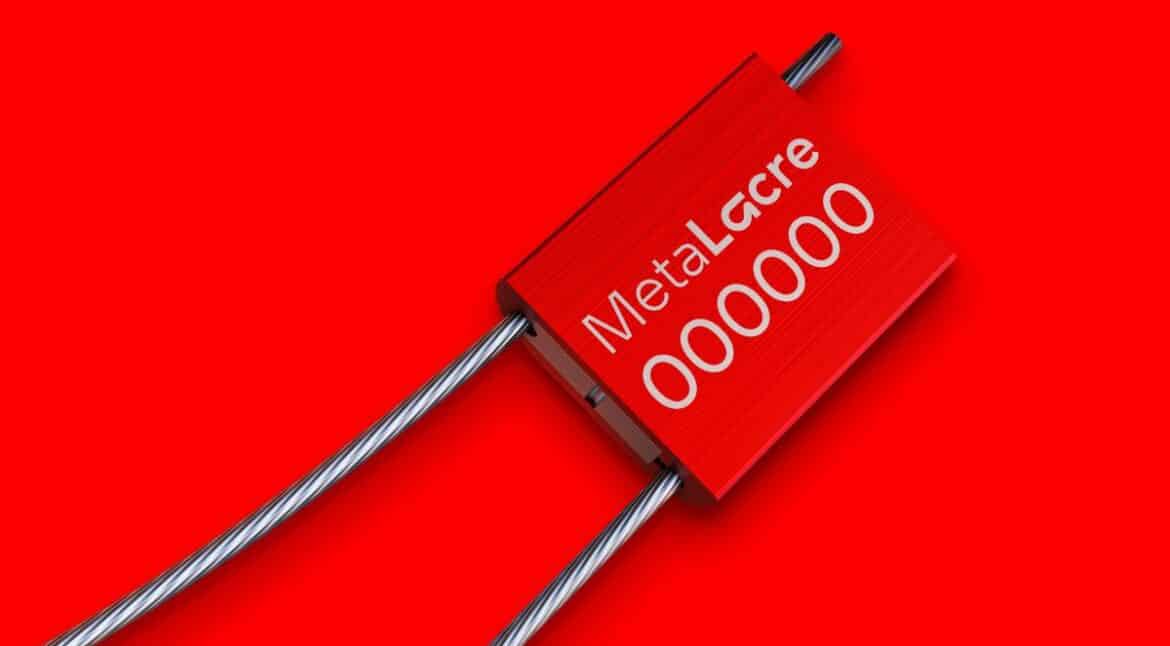 Lacre segurança metal da Metalacre