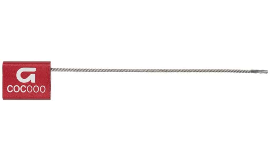 Lacre com cabo de aço 30 cm Metalacre