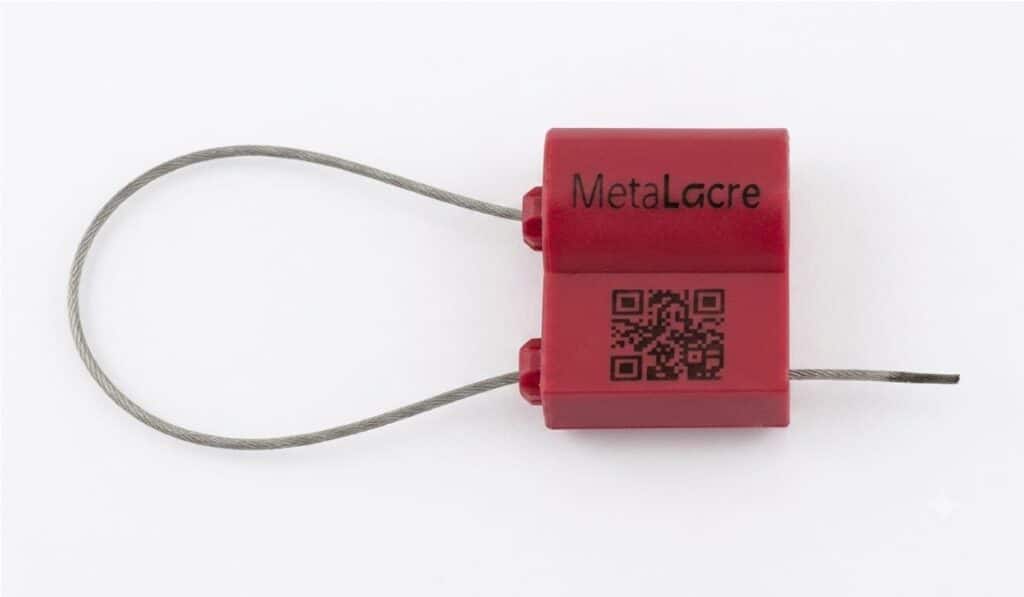 Lacre de segurança com cabo de aço Metalacre